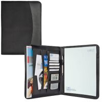 WEDO Konferenzmappe Elegance Kunstfaser DIN A4 schwarz