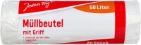 Jeden Tag Müllbeutel 50,0 l transparent, 20 St.