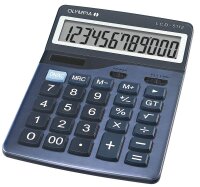 OLYMPIA LCD-5112 Tischrechner stahlblau/schwarz