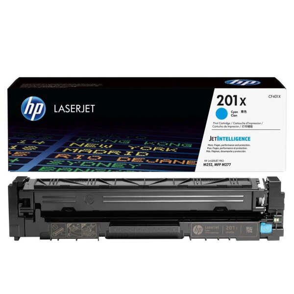 HP 201X (CF401X) cyan Tonerkartusche