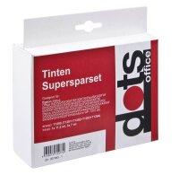 dots  schwarz, cyan, magenta, gelb Druckerpatronen...
