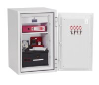 phoenix Tresor Data Combi mit Feuerschutz signalweiß 52,0 x 52,0 x 82,0 cm