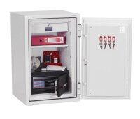 phoenix Tresor Data Combi mit Feuerschutz signalweiß 52,0 x 52,0 x 82,0 cm