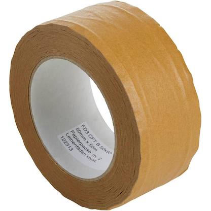 SUPRA Packband SupraCraft® Plus fadenverstärkt mit Naturfäden braun 50,0 mm x 50,0 m 1 Rolle