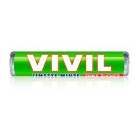 VIVIL® Limette-Minze ohne Zucker Bonbons 28,0 g, 1 Rolle