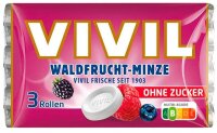 VIVIL® Waldfrucht-Minze ohne Zucker Bonbons 84,0 g, 3...