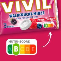 VIVIL® Waldfrucht-Minze ohne Zucker Bonbons 84,0 g, 3...