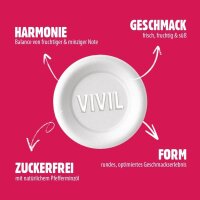 VIVIL® Waldfrucht-Minze ohne Zucker Bonbons 84,0 g, 3 Rollen