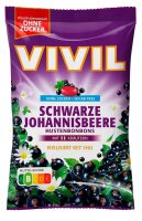 VIVIL® Schwarze Johannisbeere ohne Zucker Bonbons 33...