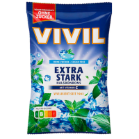 VIVIL® Extra Stark ohne Zucker Bonbons 33 St./ 120,0 g, 1 Pack