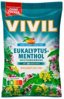VIVIL® Eukalyptus-Menthol ohne Zucker Bonbons 33 St./...