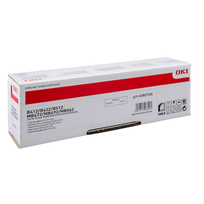 OKI 45807106  schwarz Toner