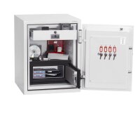 phoenix Tresor Data Combi mit Feuerschutz signalweiß 50,0 x 50,0 x 64,0 cm