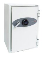 phoenix Tresor Data Combi mit Feuerschutz signalweiß 52,0 x 52,0 x 82,0 cm