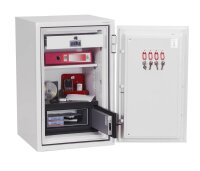 phoenix Tresor Data Combi mit Feuerschutz signalweiß 52,0 x 52,0 x 82,0 cm