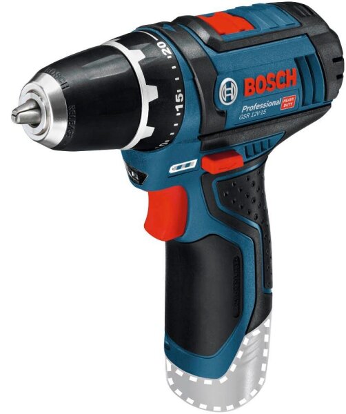 BOSCH Professional GSR 12V-15 Akku-Bohrschrauber 12,0 V, ohne Akku