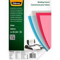 Fellowes Deckfolien für Bindemappen transparent, DIN...