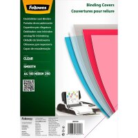Fellowes Deckfolien für Bindemappen transparent, DIN...