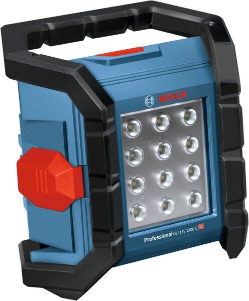 BOSCH Professional GLI 18V-1200 C LED Akku-Baustrahler blau