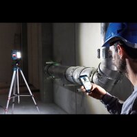BOSCH Professional GLI 18V-1200 C LED Akku-Baustrahler blau