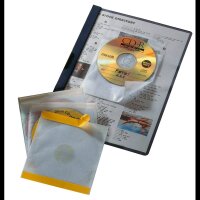 DURABLE 1er CD-/DVD-Hüllen selbstklebend FIX transparent, 10 St.