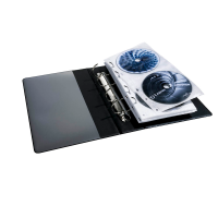 DURABLE 2er CD-/DVD-Hüllen Cover S abheftbar transparent, 5 St.