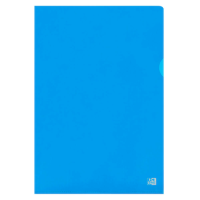 OXFORD Sichthüllen DIN A4 blau glatt 0,15 mm, 25 St.