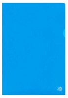 OXFORD Sichthüllen DIN A4 blau glatt 0,15 mm, 25 St.