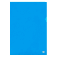 OXFORD Sichthüllen DIN A4 blau glatt 0,15 mm, 25 St.