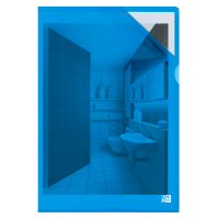 OXFORD Sichthüllen DIN A4 blau glatt 0,15 mm, 25 St.