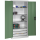 CP Stahlschrank 8921-503 S10136 lichtgrau, rededagrün 4 Fachböden 93,0 x 50,0 x 195,0 cm, aufgebaut, 1 St.