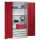 CP Stahlschrank 8921-503 S10133 lichtgrau, rubinrot 4 Fachböden 93,0 x 50,0 x 195,0 cm, aufgebaut, 1 St.