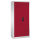CP Stahlschrank 8921-503 S10133 lichtgrau, rubinrot 4 Fachböden 93,0 x 50,0 x 195,0 cm, aufgebaut, 1 St.
