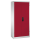 CP Stahlschrank 8921-503 S10133 lichtgrau, rubinrot 4 Fachböden 93,0 x 50,0 x 195,0 cm, aufgebaut, 1 St.
