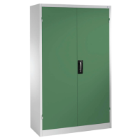 CP Stahlschrank 8931-503 S10429 lichtgrau, rededagrün 4 Fachböden 120,0 x 50,0 x 195,0 cm, aufgebaut, 1 St.