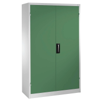 CP Stahlschrank 8931-503 S10429 lichtgrau, rededagrün 4 Fachböden 120,0 x 50,0 x 195,0 cm, aufgebaut, 1 St.