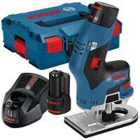 BOSCH Professional GKF 12V-8 Akku-Kantenfräse 12,0...