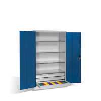 CP Stahlschrank 8932-503 S10240 lichtgrau, enzianblau 4...