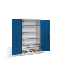 CP Stahlschrank 8932-503 S10240 lichtgrau, enzianblau 4...