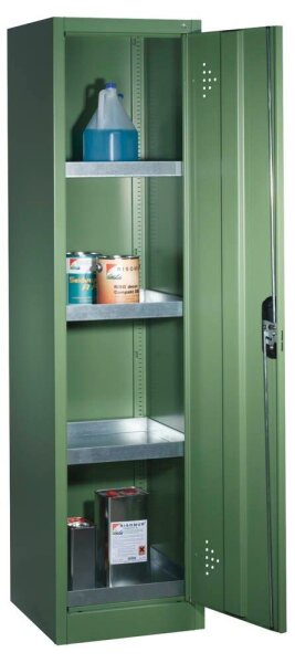 CP Umweltschrank 8901-315 S10145 resedagrün 4 Fachböden 50,0 x 50,0 x 195,0 cm, aufgebaut, 1 St.