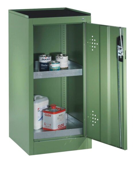CP Umweltschrank 8721-315 S10154 resedagrün 2 Fachböden 50,0 x 50,0 x 100,0 cm, aufgebaut, 1 St.