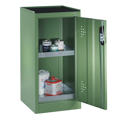 CP Umweltschrank 8721-315 S10154 resedagrün 2 Fachböden 50,0 x 50,0 x 100,0 cm, aufgebaut, 1 St.