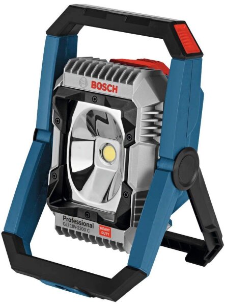 BOSCH Professional GLI 18V-2200 C LED Akku-Baustrahler blau