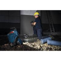 BOSCH Professional GLI 18V-2200 C LED Akku-Baustrahler blau