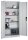 CP Stahlschrank 8920-052 S10202 lichtgrau 4 Fachböden 93,0 x 40,0 x 195,0 cm, aufgebaut, 1 St.