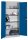 CP Stahlschrank 8920-052 S10203 lichtgrau, enzianblau 4 Fachböden 93,0 x 40,0 x 195,0 cm, aufgebaut, 1 St.