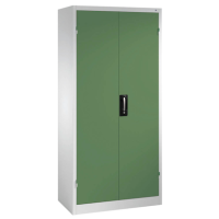 CP Stahlschrank 8920-052 S10204 lichtgrau, rededagrün 4 Fachböden 93,0 x 40,0 x 195,0 cm, aufgebaut, 1 St.