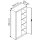 CP Stahlschrank 8920-052 S10204 lichtgrau, rededagrün 4 Fachböden 93,0 x 40,0 x 195,0 cm, aufgebaut, 1 St.