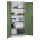 CP Stahlschrank 8920-052 S10204 lichtgrau, rededagrün 4 Fachböden 93,0 x 40,0 x 195,0 cm, aufgebaut, 1 St.