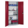 CP Stahlschrank 8920-052 S10206 lichtgrau, rubinrot 4 Fachböden 93,0 x 40,0 x 195,0 cm, aufgebaut, 1 St.